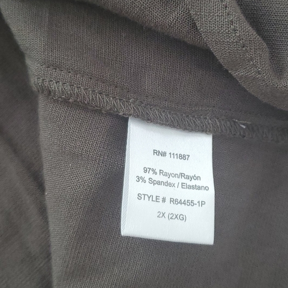 Dazz long dark green shirt or short dress - Picture 5 of 5